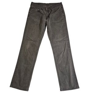 Levis 541 Faded Black Straight Leg Vintage Look Denim Mens Jeans 34x34